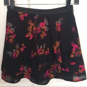 Volcom Floral Flounce Skirt